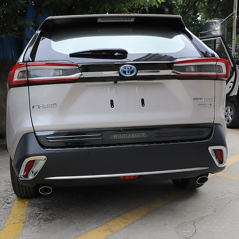 2021款rav4荣放威兰达尾门板饰条后杠护板贴片后备箱亮条配件改装 2021款rav4荣放威兰达尾门板饰条后杠护板贴片后备箱亮条配件改装